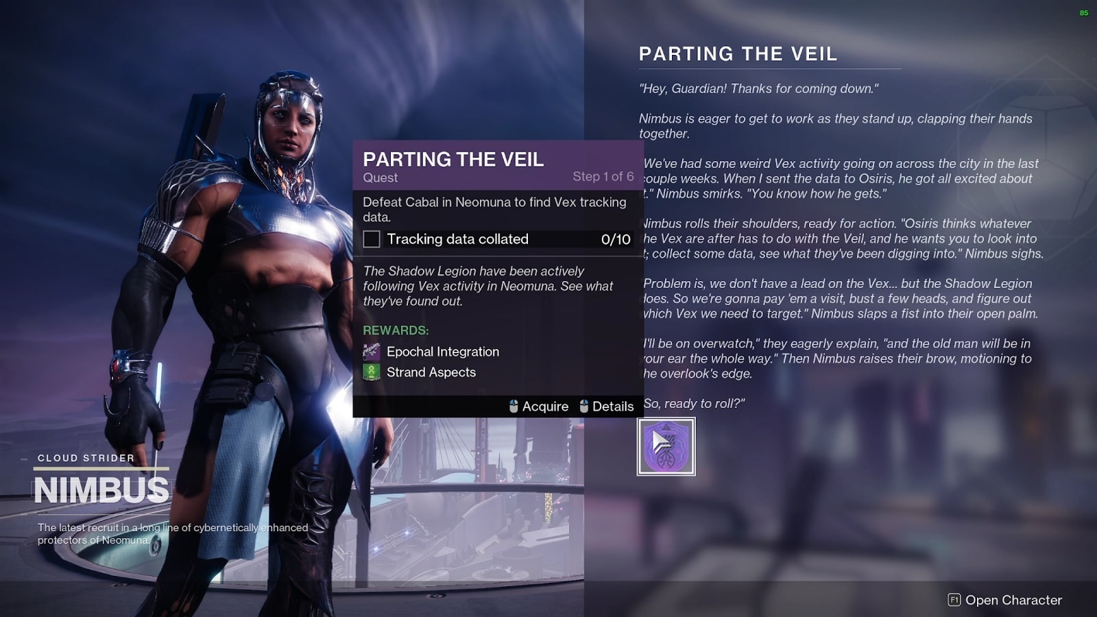 Destiny 2 Parting the Veil Mission Guide